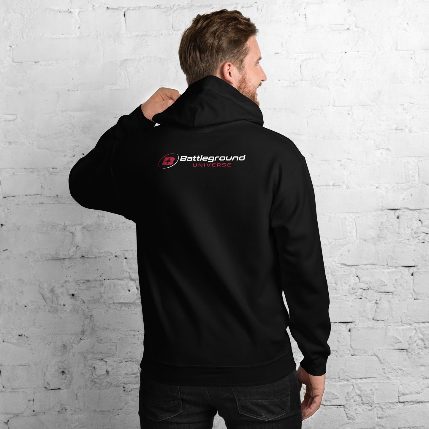 Battleground Universe Black Unisex Pullover Hoodie